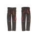Planam Basalt Neon Kids Bundhose oliv/orange/Gr. 110/116