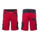 Planam Norit Herren Shorts rot/schwarz/Gr. M