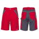 Planam Plaline Herren Shorts rot/schiefer/Gr. L