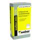 weber.mix 125 naturgrau, 30 kg/Sack, Profilansetz-/Installationsmörtel