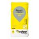 weber.mix 602 naturgrau, 25 kg/Sack, Zementmörtel