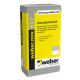 weber.mix 617, 25 kg/Sack, Dünnbettmörtel Porenbeton/KS
