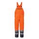Winterlatzhose 2-farbig,Warnschutz orange/marine/Gr. S