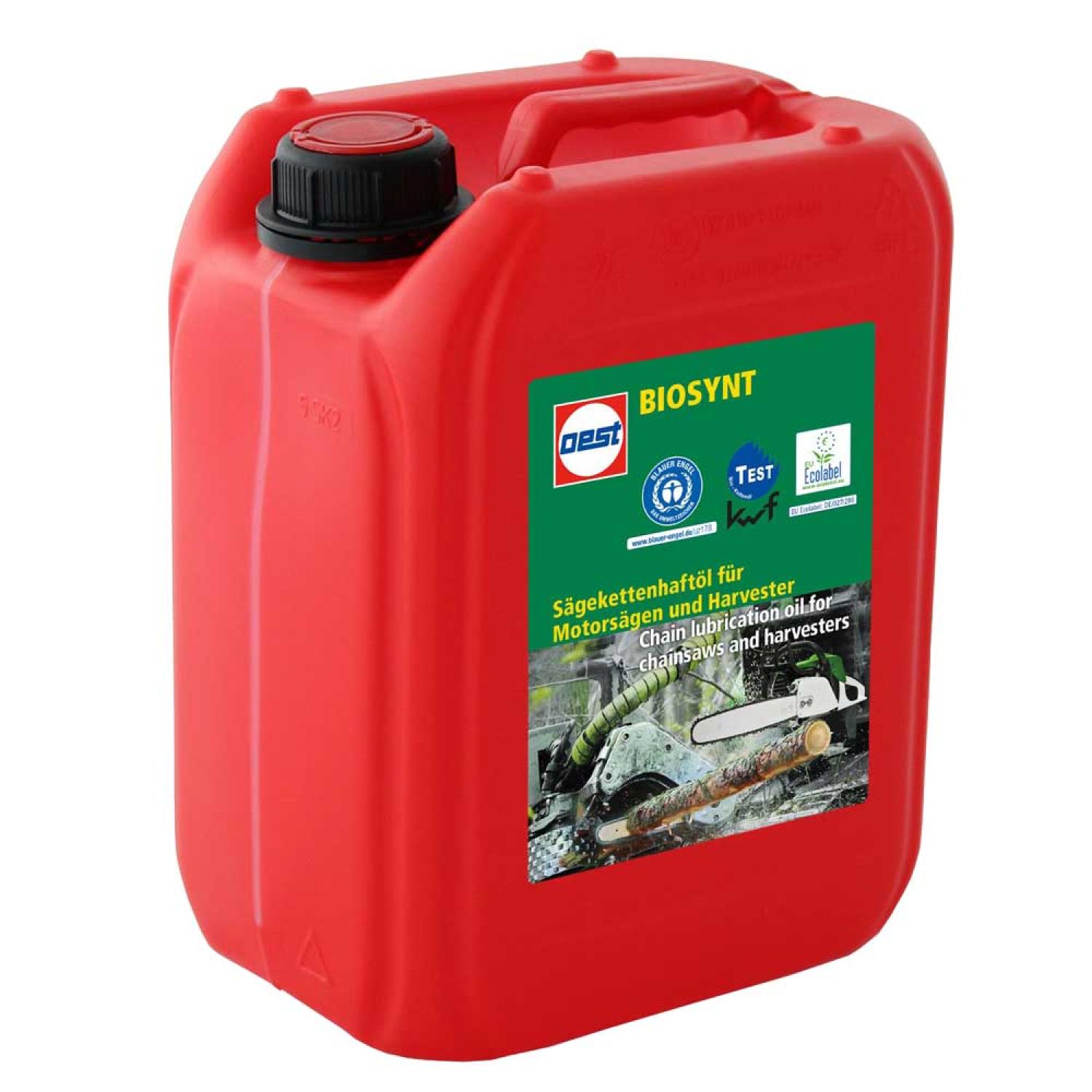 Oest Biosynt - Kettenschmieröl für Motorsägen und Harvester 5 Liter /  Kanister