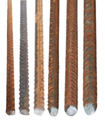 Betonstahl-Stäbe Ø 8 - 25 mm