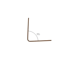 Betonstahl-Winkel Ø 16 mm, 90 Grad