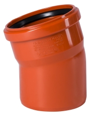 KG Bogen DN/OD 110 - 15°, 30°, 45°, 67,5° oder 87,5° - KGB