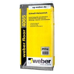 weber.floor 4065 Schnell-Heizsestrich, 25kg Sack
