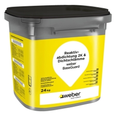 weber BaseGuard Reaktivabdichtung 2K- und Dichtschlämme, 24kg