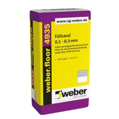 weber.floor 4935 Quarzsand Füllsand 0,1 - 0,3 mm, 25kg Sack