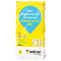 weber.xerm 861 Flex- Klebemörtel universal hellgrau, 25kg Sack