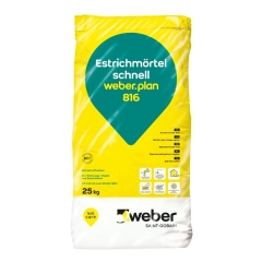 weber.plan 816 Estrichmörtel schnell, 25kg Sack