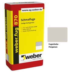 weber.fug 870 Farbige Feinfugmasse für Schmalfugen - 5kg pergamon