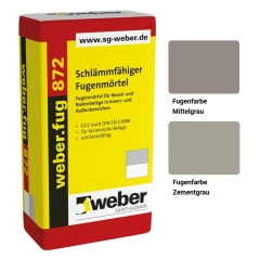 weber.fug 872 Schlämmfähiger Fugenmörtel 25kg