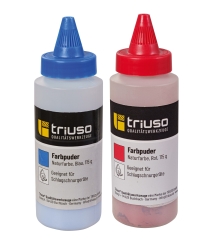 Farbpuder Schlagschnurfarbe für Schlagschnurgeräte 115g, blau oder rot